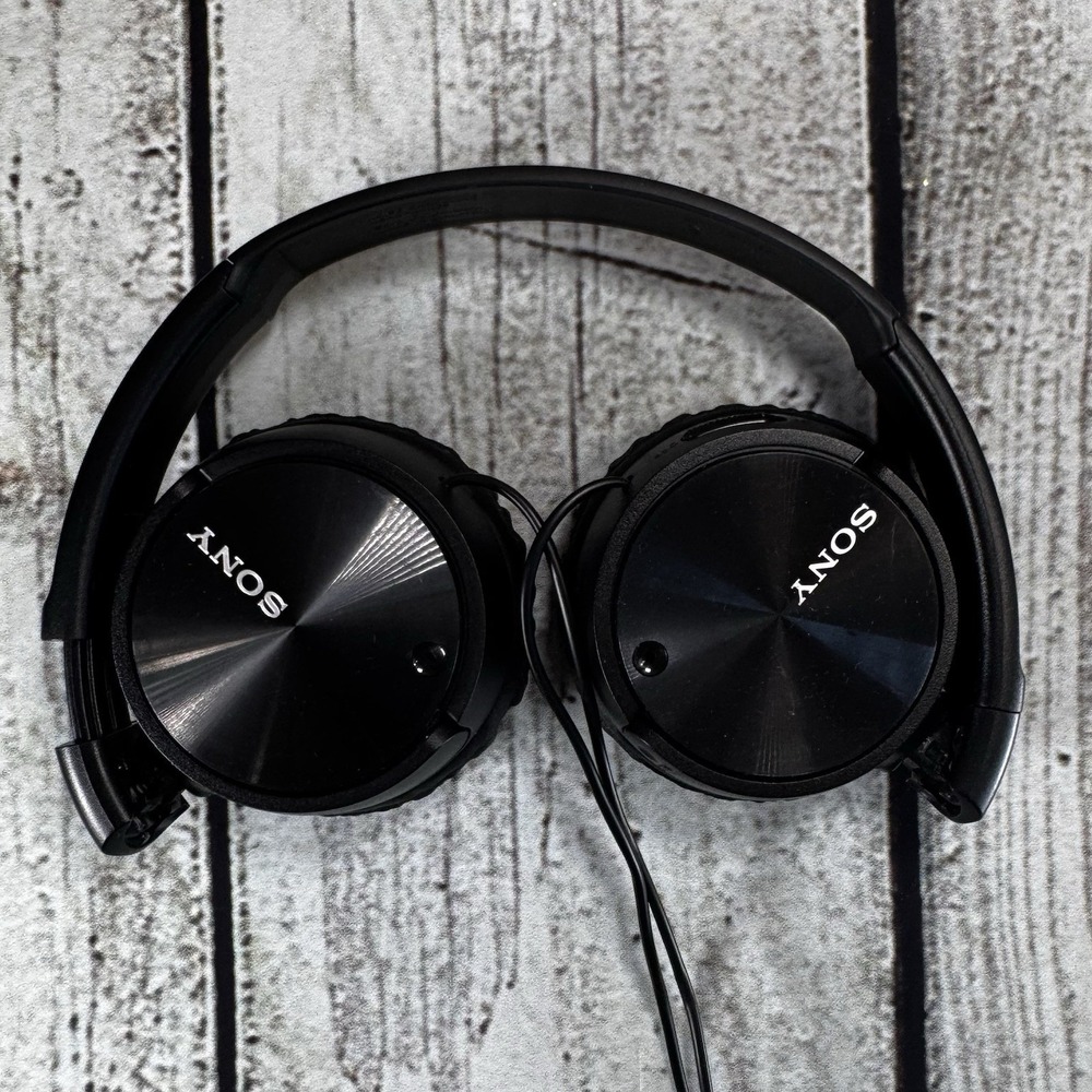 Sony MDR-ZX10NC Wired‎ Noise Canceling On-Ear Headphones Black Tested